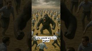 1 Gorilla vs 100 Men