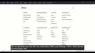 Zoho CRM Integration