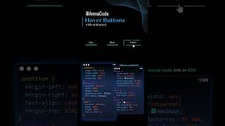 Hover buttons using html css #cssanimations#trending#shortsfeed #shorts#button #youtubeshorts#coding