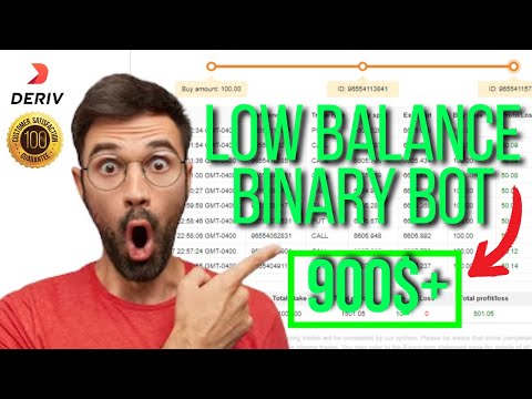 🤑BINARY BOT FOR LOW BALANCE 2023🤖 | BINARY LOW RISK LOW BALANCE BOT | NO LOSS | NO MARTINGALE