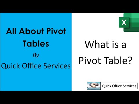 Excel Pivot Tables   03   What is a Pivot Table
