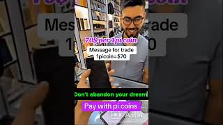 “Pay With Pi Coins”