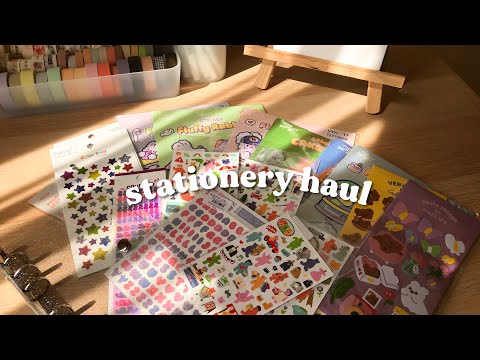 📦 small stationery haul ⎯ lucalab binder, dailylike stickers