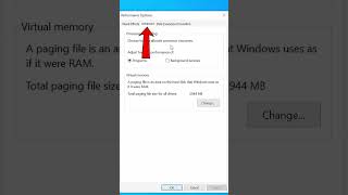 Set Paging File Size in Windows
