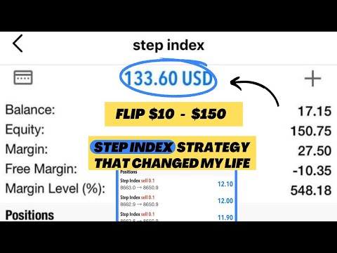 How I Grow $10 - $100 With Step Index | (Trade Update)