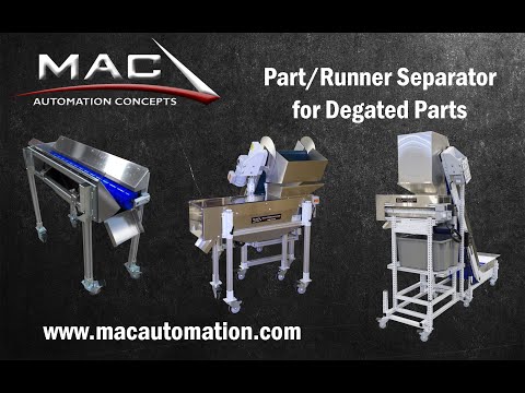 Parts/Runner Separators for degated parts