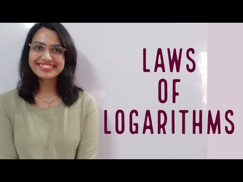 LAWS OF LOGARITHMS | Class 10| Class 11 | BASE 10 | BASE e