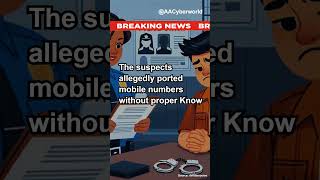Mumbai's Major Cyber Crime Bust: 8 Arrested in SIM Porting Scam #shorts #youtubeshorts #mumbaicrime