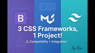 How to Use Bootstrap, MUI & Tailwind CSS Together in 3 Minutes!