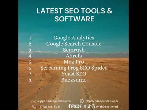 Latest SEO Tools and Software