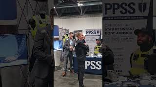 Female Security Pro tests PPSS Stab Vest! #shorts #stabvests #bodyarmour #securityguard #security