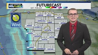 Snow arrives later this morning