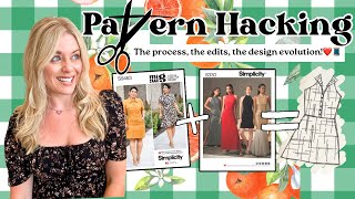Creative (Easy!) Big 4 Pattern Hacking✂️ | Sewing a Cute Summer Dress (& how YOU can too!)👗#sewn