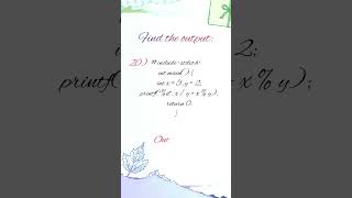C programming questions and answers: Guess the Result! | YouTube Shorts Quiz 20  | C language
