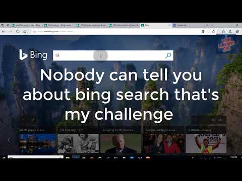 BING TRICK 4 What bing can do 4 you || let's try with bing.com || bing trick by @techcng