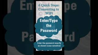 Tech Tip: Connecting to WiFi