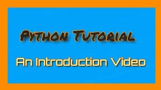 Python: Introduction Video | PYTHON TUTORIAL | MASTER CODE | Intrduction to python
