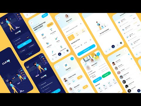 How to create home services app design in figma with best UX