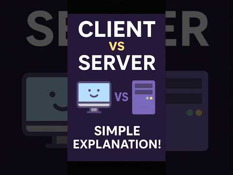 Client vs Server | Request = Response #tech #viral #viralvideo #viralshorts #trending