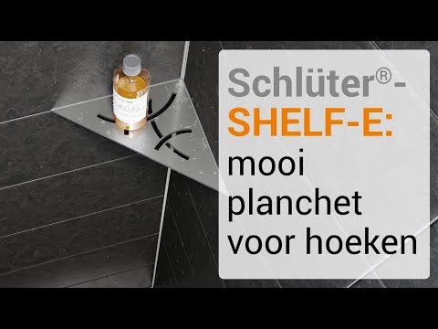 Schlüter SHELF E  Planchet voor hoeken