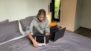 Portable dual monitor Setup for laptop.. #dualmonitor #multiscreen #palies