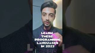 Three programming languages you must Learn in 2023. #ProgrammingLanguages203 #codegoals #viral #tech