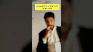 #AptitudeTest #PlacementTips #Shorts #CampusPlacement #AptitudeTricks #JobInterviewTips #shortsviral