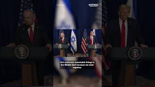 Talk with Trump was "very productive" according to Netanyahu