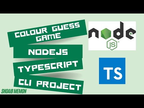 NODEJS TYPESCRIPT CLI || COLOUR || GUESS || GAME