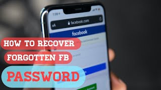 How To Recover Your Forgotten Facebook Password (Recover Facebook Password)
