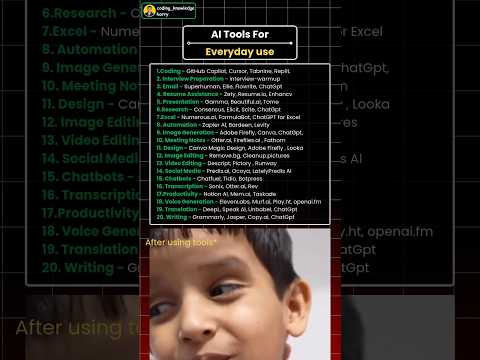 AI Tools For Everyday Use #coding #ai #shorts