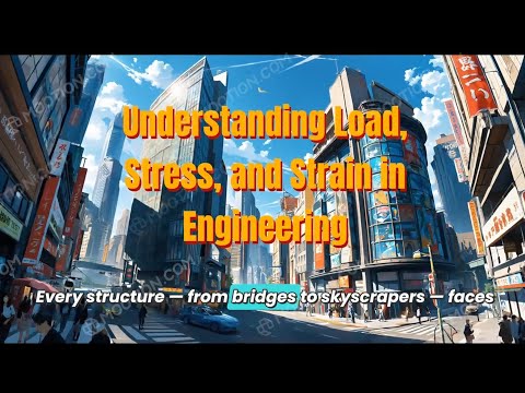Understanding Load, Stress, and Strain in Engineering👨‍🔧#civilengineering#loadstressstrain#mechanics