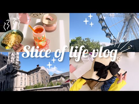 Vlog 3🍓 trying buldak ramen🍜| unboxing 📦| cheesy corn sandwich🌽| grwm 💅|exploring Montreal