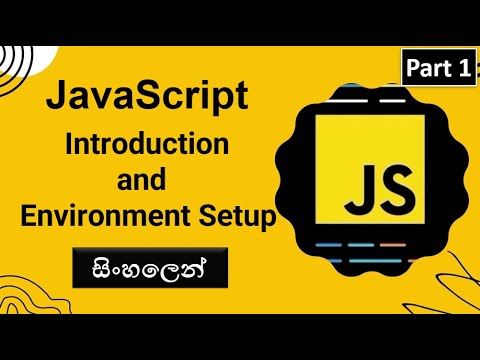 JavaScript  Beginner Tutorial 01- Introduction and Environment Setup  in Sinhala | Frontend Coder