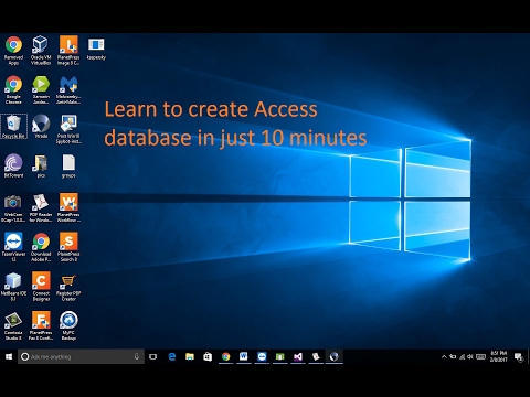 learn access database online in 10 minutes
