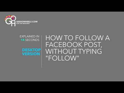 Facebook: How to get automatic notification for new replies to someone else's post - desktop version