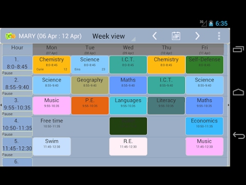 TIMETABLE APP FOR ALL SCHOOLS | ANDROID AND IOS