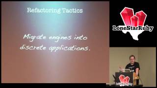 LoneStarRuby Conf 2013 - Refactoring Legacy Apps with APIs and Messages